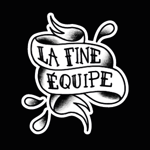 Logo de La Fine Ăquipe, marque qui a retrouvĂ© clartĂ© et cohĂ©rence pour ses rĂ©seaux sociaux avec l'accompagnement de Parallax